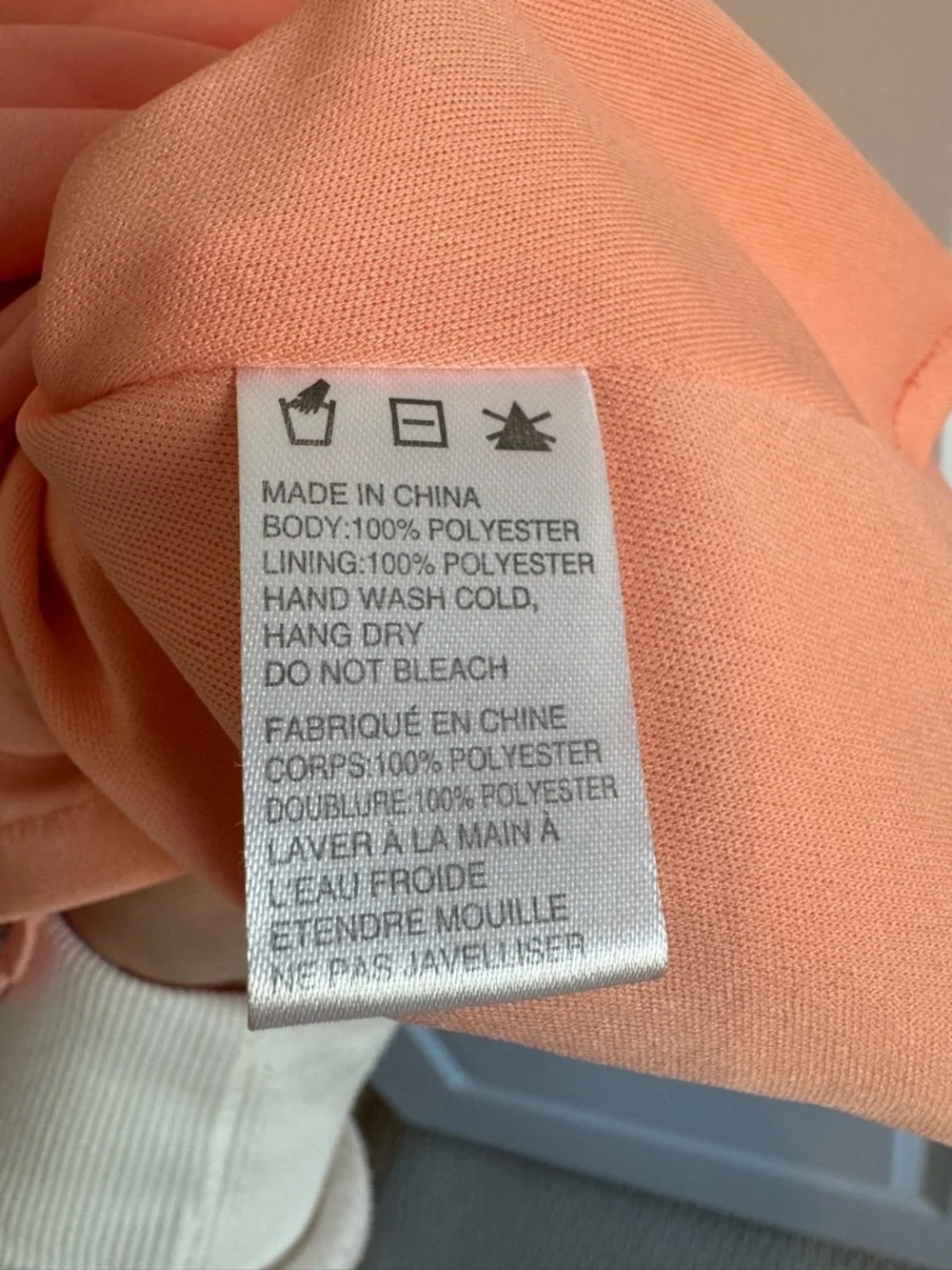 Paper Crane Peach Spaghetti-Strap Summer Dress NWOT S/M